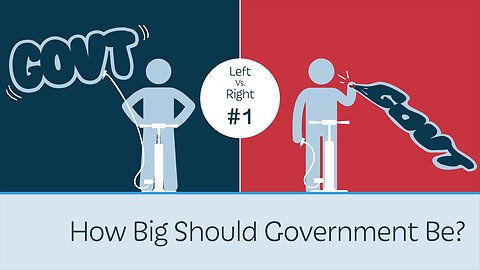 A Must See Video - How Big Should Government Be ? Left vs. Right #1 W0W