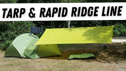 THIS IS A GAME CHANGER DIY MYOG TARP & RAPID RIDGE LINE BIKEPACKERS BIKE TOURERS WILD CAMPERS HIKERS