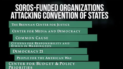 Hillary Clinton & George Soros vs. Convention of States: Whose Side are You On?
