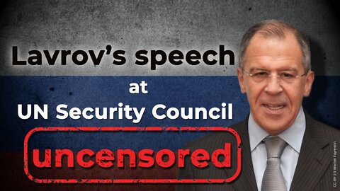 Lavrov’s speech at UN Security Council 9/22 uncensored | www.kla.tv/23891