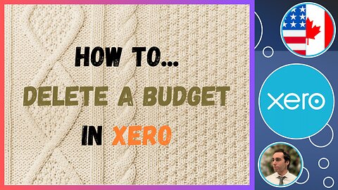 How to delete a budget in Xero 2024 (Step By Step) (4K)