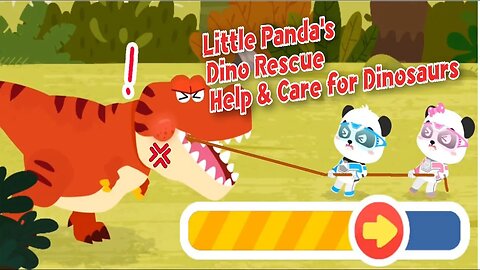 Little Panda's Dino Rescue: Help & Care for Dinosaurs - Babybus Gameplay for Kids