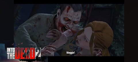 Hell No., Maggie got Bit!😰 | Chapter 3 : Surrounded | Into the Dead 2 : Survival through the worst