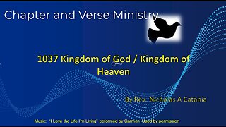 1037 Kingdom of God/ Kingdom of Heaven