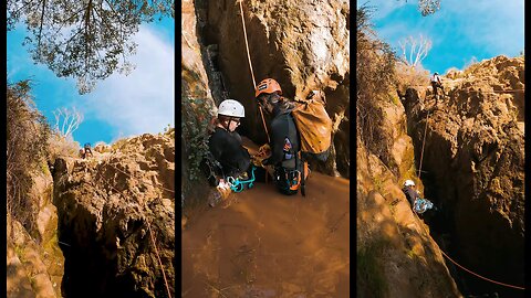 Canyoning La Gaviota Laguna Verde in Valparaiso Chile