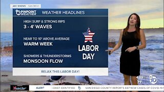 ABC 10News Pinpoint Weather with Meteorologist Megan Parry