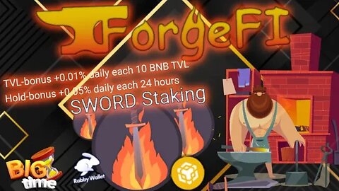 FORGE FI | A New Staking Protocol w/ SWORD Token | Flexible 7 - 50 Days Staking For Up To +4% DAILY!