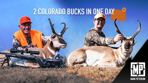 Two Colorado Antelope Bucks in One Day | Mark Peterson Hunting