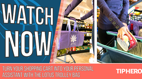 Turn Your Shopping Cart into Your Personal Assistant with the Lotus Trolley Bag