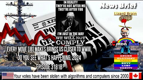 Ep. 3181b - Every Move [JB] Makes Brings Us Closer To WWIII, Do You See What’s Happening, 2024