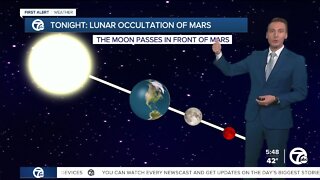 The lunar occultation of Mars happens tonight; here's what it is