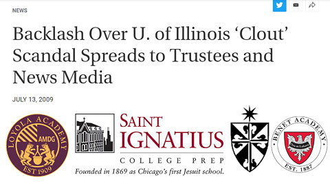 2009 & 2019 Jesuit University Admission Bribery & Scandals