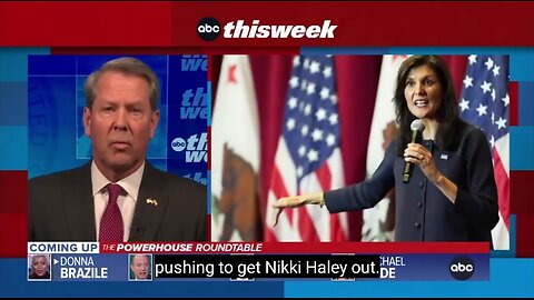 Gov Brian Kemp Encourages Nikki Haley To Stay In The Race