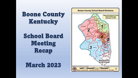 Boone Co. March School Board Meeting Recap w/Jacob Saltsman