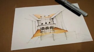 Sketch de Arquitetura de Interiores