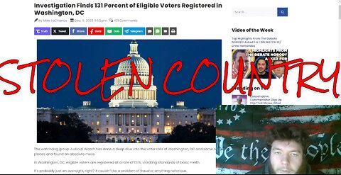 131 Percent of "ELIGIBLE" Voters?!