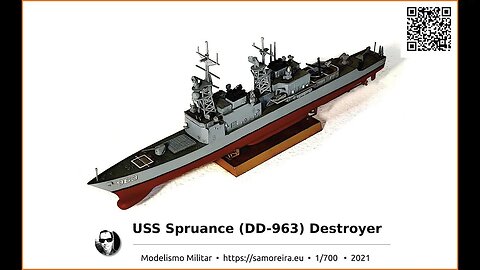 USS Spruance DD 963 - Destroyer