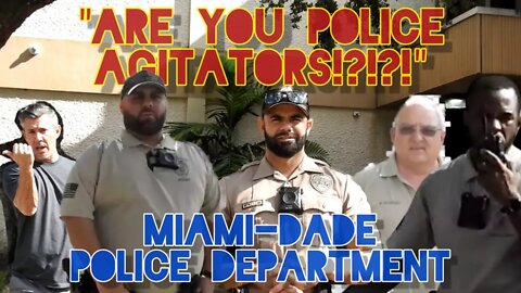 "What Is Your Name!?" "I Don't Answer Questions!!" Tyrants Of Miami Dade Police Department. Florida.