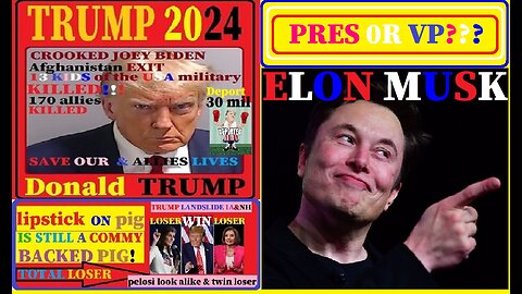 Elon Musk IZ running for president as of 3-19-24: MUSK 2024!