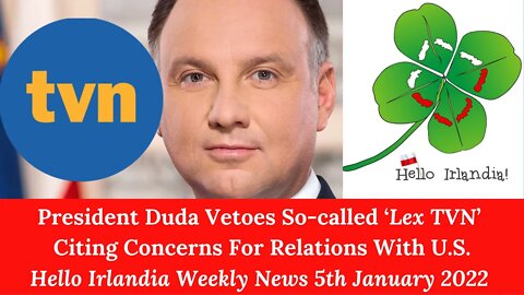 Hello Irlandia Weekly News 5th January 2022