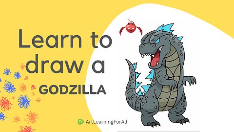 Unleash Your Inner Artist! Draw a Terrifying Godzilla in Easy Steps 🎨🦖 #ArtTutorial #GodzillaDrawing