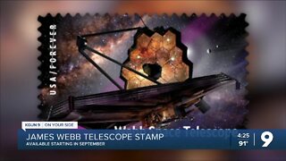 New Webb Space Telescope featured on stamp