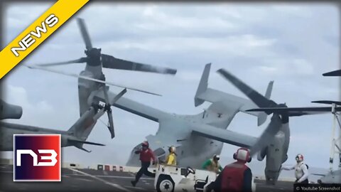 Osprey Seen Fatally Crashing Into Ship Dock In UNEARTHED Video