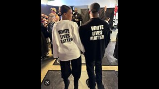 Kanye West Debuts "White Lives Matter" Shirt - Exposes Anti-White Racists