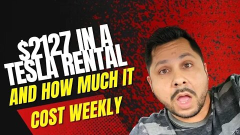 I made $2127 on a week ridesharing in a Tesla rental but the weekly cost breakdown will surprise you