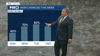 FORECAST: Storms less widespread on Sunday