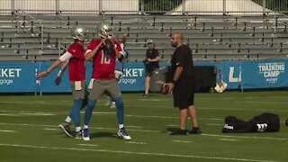 Goff settling in as first week of Lions camp continues