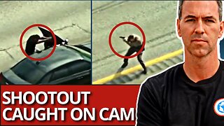 Footage Shows Police Shootout on Texas Highway | Jason Hanson