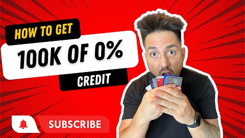 How to get 100k of 0% Credit on a New Business | Moises Santos