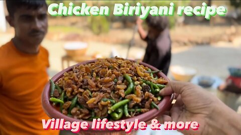 Cooking Over 200 Portions | Chicken Biriyani | Village Style Cooking | Recipe Vlog & More!