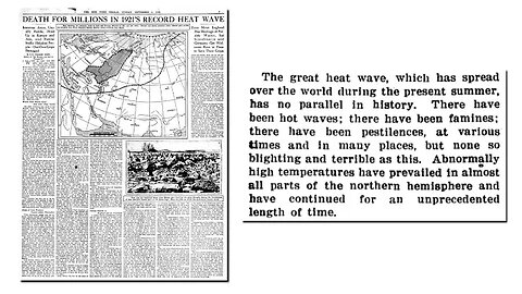 The Safe Climate Of 1921