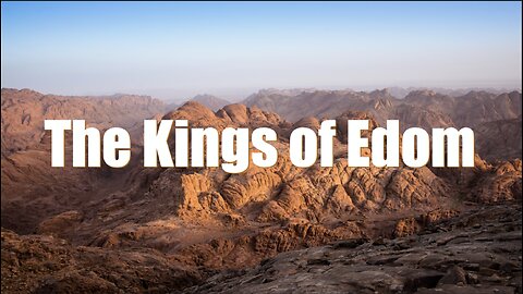 The Kings of Edom