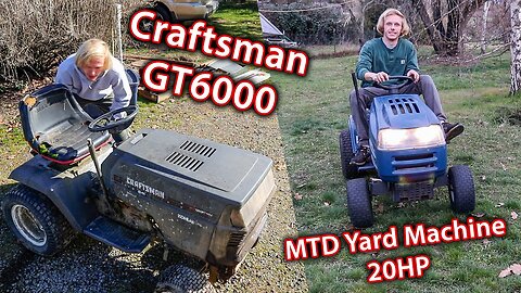 Reviving Free Garden Tractor + Lawn Mower | Craftsman GT6000 / MTD Yard Machine |
