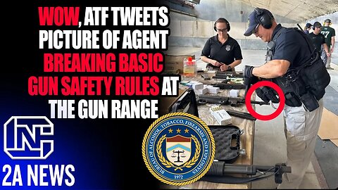 Wow, ATF Tweets Picture Of Agent Breaking Basic Gun Safety Rules At The Gun Range