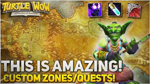 ENTIRELY NEW CUSTOM VANILLA ZONES DO NOT DISAPPOINT! | Mysteries of Azeroth - Turtle WoW in 2022