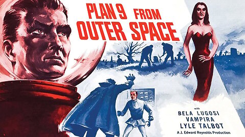 Plan 9 from Outer Space (1959) Colorized