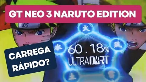 realme GT NEO 3 Naruto edition, teste de carregamento ultradart 150W