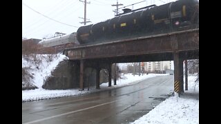 Concerns over rusting and crumbling railroad bridge