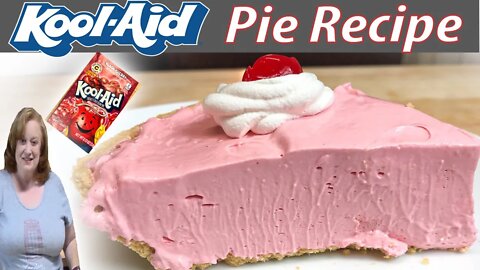 KOOL-AID PIE VINTAGE RECIPE | BAKE WITH ME 4 INGREDIENT, NO BAKE, EASY PIE