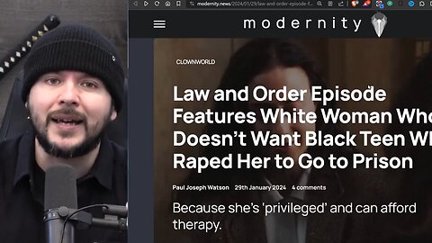 White Woman DEFENDS Her GRAPIST On Law And Order Because She Has WHITE PRIVLEGE In CRINGE Episode