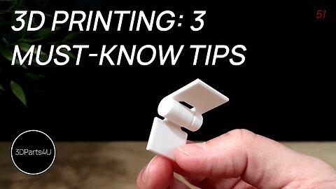 🚨 3 3D Printing Tips You MUST Know - 3D Print Troubleshooting - 3D Printing Getting Started