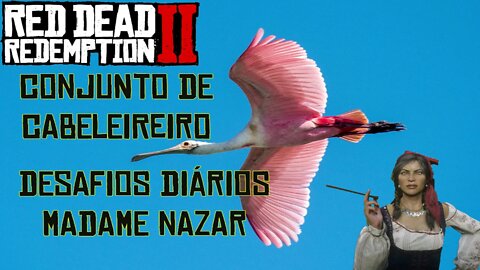 RED DEAD ONLINE CONJUNTO DE CABELEIREIRO, MADAME NAZAR E DESAFIOS DIÁRIOS