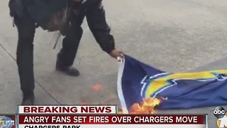 Fan emotions run high as Chargers make decision to bolt San Diego