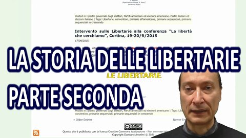 La storia delle Libertarie parte seconda - Da Cortina a Pisa verso la realizzabilità del progetto