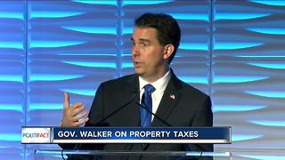 PolitiFact: Gov. Walker on property taxes
