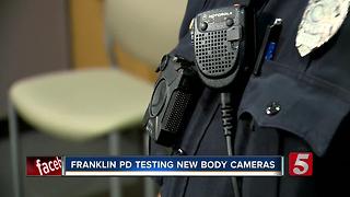 Franklin Police Testing New Body Cameras